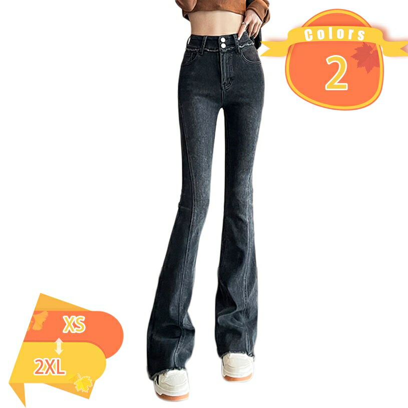 ブーツカット レディース ジーンズ ストレッチ スリムフィット デニムパンツ テーパード スキニー カットオフ フレア パンツ スーパーストレッチ スキニーデニム ハイウエスト 美脚 脚長効果 大人 パンツ fascimo