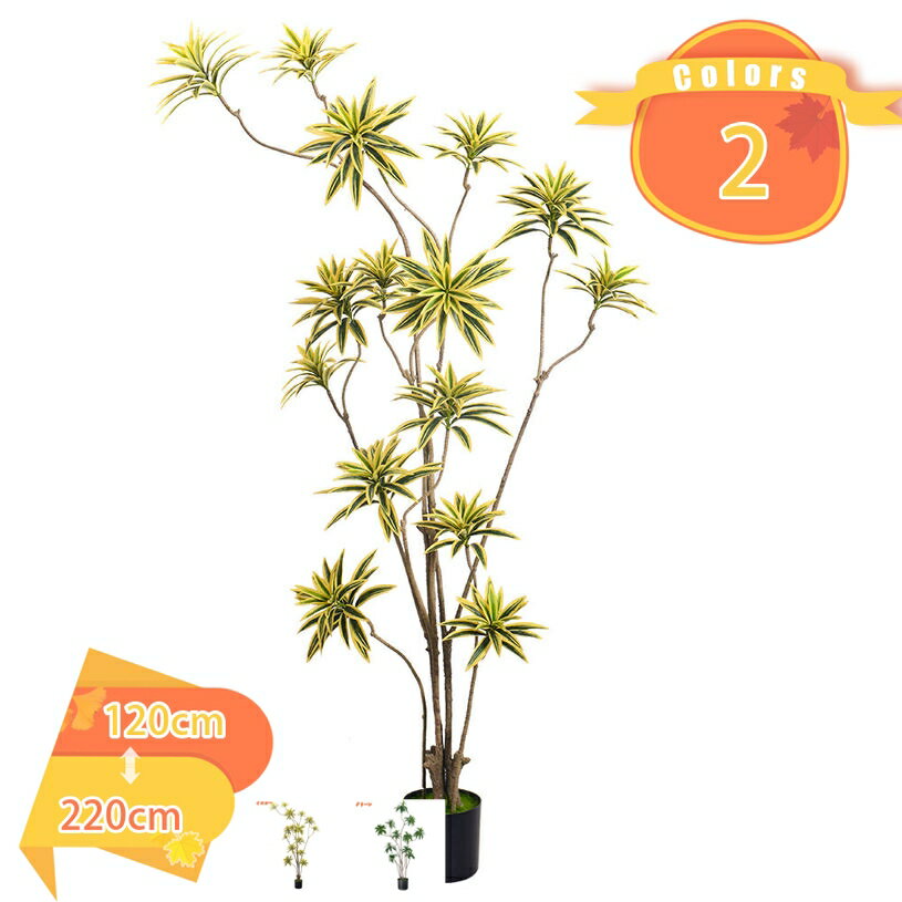 Leafy Plants - 1000円OFFクーポン フェイクグリーン ドラセナ 幸福の木 観葉植物 常緑樹 人工観葉植物 人工樹木 大型 風水 開運 室内 ストア 新築 引っ越し祝い インテリア装飾 本物そっくり 土を使わない観葉植物 おしゃれ 観葉樹 造花 ホーム オフィス デコレーション fascimo