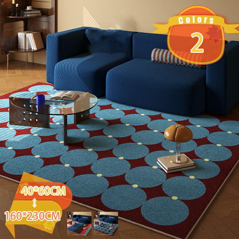 6帖用（261 cm×352 cm） - 500円OFFクーポン ラグ カーペット アーバン 花柄 ノンスリップ 水洗いOK マット 遮音性 泥落とし 心地よい 敷きマット モノトーン ノンスリップ性 洗濯可 トレンディー 極細繊維 ホットカーペット対応 清潔 居間用 防音 簡単乾燥 豪華 fascimo