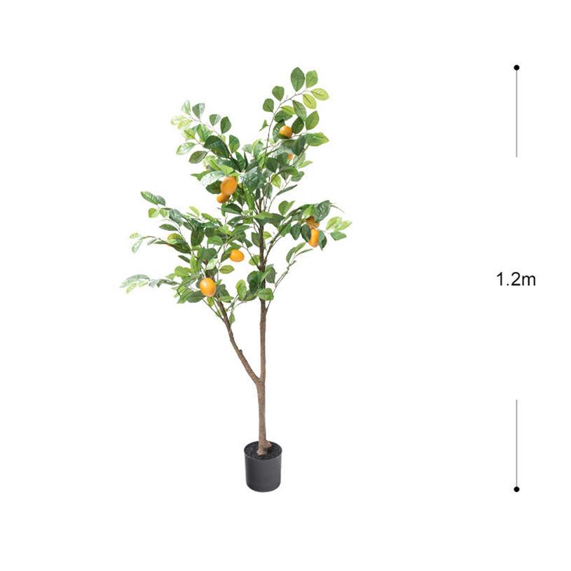 レモンツリー フェイクグリーン 人工観葉植物 果実付き フェイクツリー フェイク観葉植物 カフェ 事務所 玄関先 リビング ベッドルーム 観葉樹 植木 世話がない 枯れない 結婚 現代的な装飾 新築祝い 裏庭 屋内 オフィス fascimo
