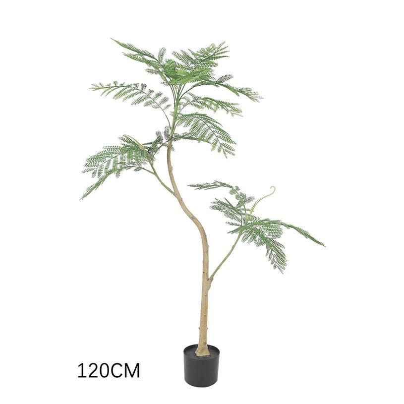 500円OFFクーポン 人工観葉植物 ジャカランダの木 大型 フェイクグリーン 水やり不要 枯れない 害虫が発生しない 本物そっくり インテリアグリーン 観葉樹 おしゃれ 癒し 植木 屋内 オフィス カフェ 風水 開運 誕生日 結婚 新築祝い 開店祝い 開業祝い fascimo 3