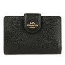 コーチ 革二つ折り財布 レディース コーチ COACH 二つ折り財布 アウトレット 6390imblk | 二つ折り さいふ 財布 ウォレット 小銭入れ カード入れ 収納 多い レディース シンプル 使いやすい 可愛い かわいい オシャレ おしゃれ ブランド レザー 本革