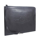 数量限定セール ヴィヴィアン・ウエストウッド VIVIENNE WESTWOOD クラッチバッグ バッグ レザー ブラック レディース 520400414201...