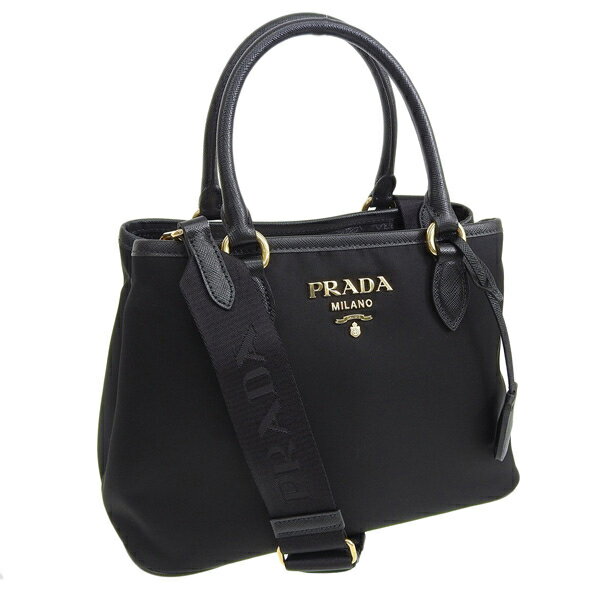 プラダ バッグ レディース（売れ筋ランキング） プラダ/PRADA ショルダーバッグ ハンドバッグ 2WAY バッグ ナイロン サフィアーノ ブラック レディース 1ba173tesa-nero アウトレット 土日祝も毎日発送します