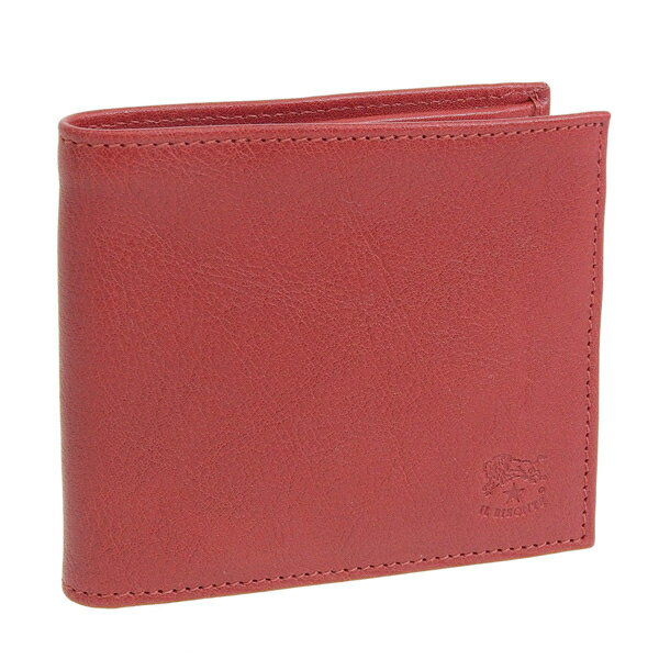 数量限定セール イルビゾンテ IL BISONTE 二つ折り財布 レザー レッド メンズ sbw005pv0005re155x 30日..