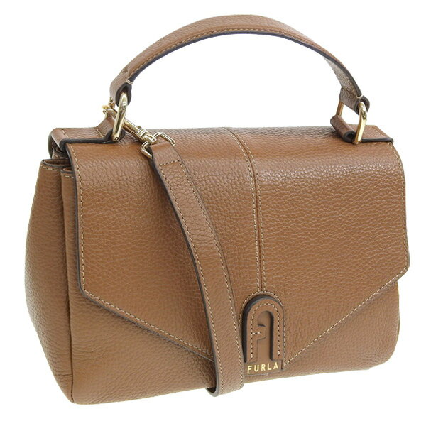 【P10倍★マラソン期間中】フルラ/FURLA DAFNE ショルダーバッグ ハンドバッグ 2WAY バッグ レザー コニャックブラウン レディース dafne-cognac