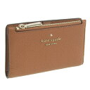 ケイトスペード KATE SPADE SMALL SLIM BIFOLD WALLET 二つ折り財布 レザー ブラウン レディース wlr00395-910 アウトレット 30日間返品保証 代引手数料無料 母の日ギフト 土日祝も毎日発送します