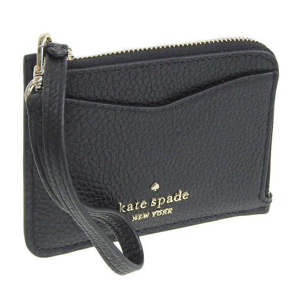 ケイトスペード KATE SPADE LEILA SMALL CARD HOLDER WRISTLET カードケース 名刺入れ コインケース 小銭入れ ブラック レディース wlr00398-001 アウトレット 30日間返品保証 代引手数料無料 母の日ギフト 土日祝も毎日発送します