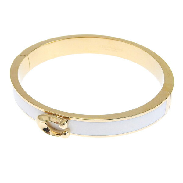 コーチ アクセサリー レディース アウトレット ブレスレット バングル ゴールド×ホワイト PSH C HNG BNG F67480CUD COACH 土日祝も...