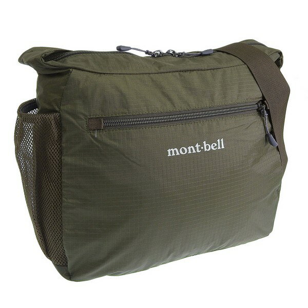モンベル バック メンズ レディース ポケッタブル ライト ショルダーバッグ Sサイズ ナイロン ダークグリーン Pocketable Light Shoulder Bag S 1123969KHGN mont-bell