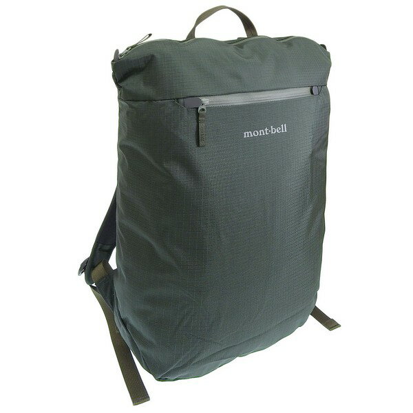 モンベル バック メンズ レディース リュックサック ナイロン ダークグリーン Travel Tough Pack 20 1133451DGN mont-bell A4対応