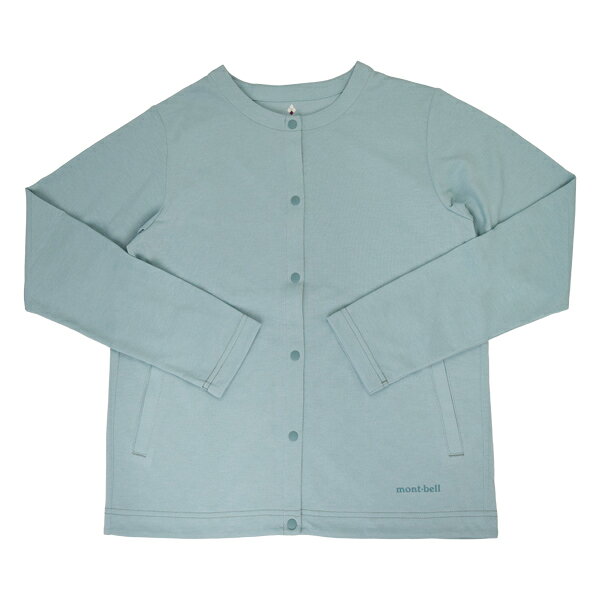 乐天商城 - モンベル 衣類 レディース カーディガン L ライトブルー Wickron Cardigan Women's RL1114463LBL mont-bell