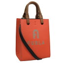 フルラ ハンドバック 2WAYバッグ ショルダーバッグ レディース レザー レッド FURLA VARSITY STYLE MINI TOTE N/S WB00...