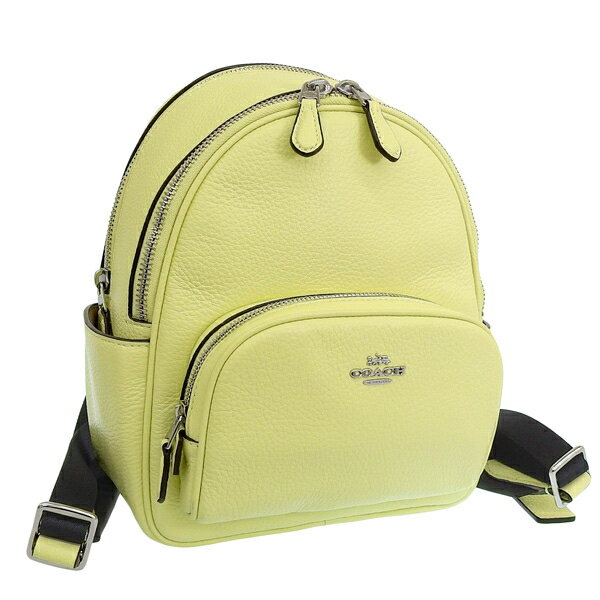 コーチ リュックサック レディース アウトレット レザー パールライム LEATHER MINI COURT BACKPACK C8603SVM97 COACH 土日祝も毎日発送します