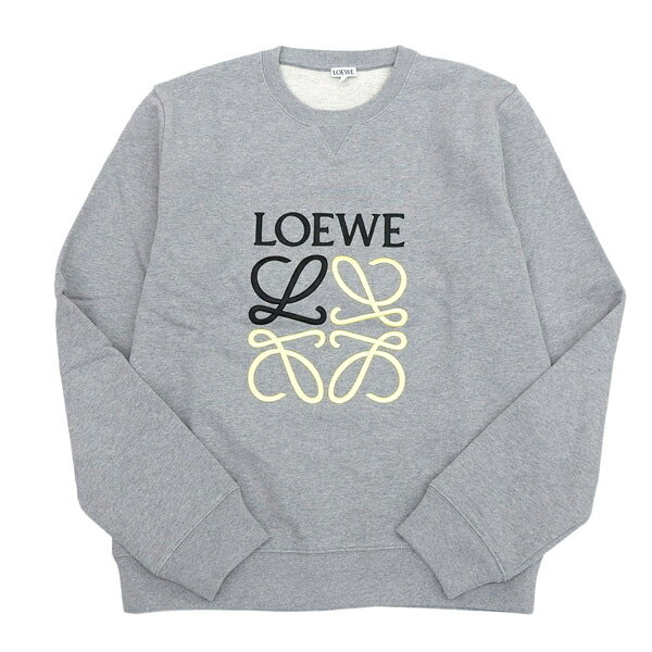 ロエベ アパレル メンズ レディース スウェット アウトレット L グレー ANAGRAM SWEAT H526Y24J071120L LOEWE 土日祝も毎日発送します