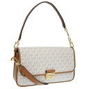 マイケルコース バッグ レディース 2WAY ショルダーバッグ アウトレット ホワイト×ブラウン 30S1G2BL1B-VANACO MICHAEL KORS 母の日ギフト 新生活応援