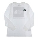 ノースフェイス 衣類 メンズ レディース Tシャツ XL ホワイト M L/S BOX NSE TEE NF0A4762LA9-WHBKXL THE NORTH FACE 土日祝も毎日発送します