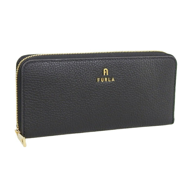 フルラ 革長財布 レディース フルラ 財布 レディース 長財布 レザー ブラック FURLA CAMELIA XL ZIP AROUND SLIM WP00313HSF000O6000 FURLA 土日祝も毎日発送します