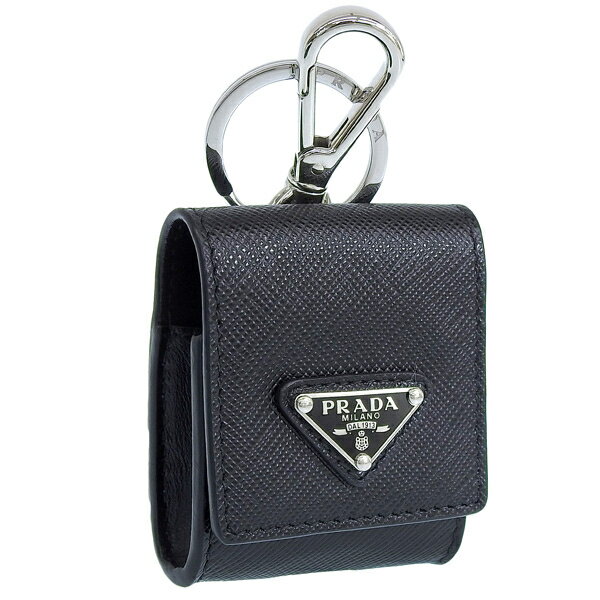 プラダ 小物 レディース エアーポッズケース アウトレット サフィアーノ レザー ブラック TRICK 2TT106 SAFFIANO TRAVEL NERO ...