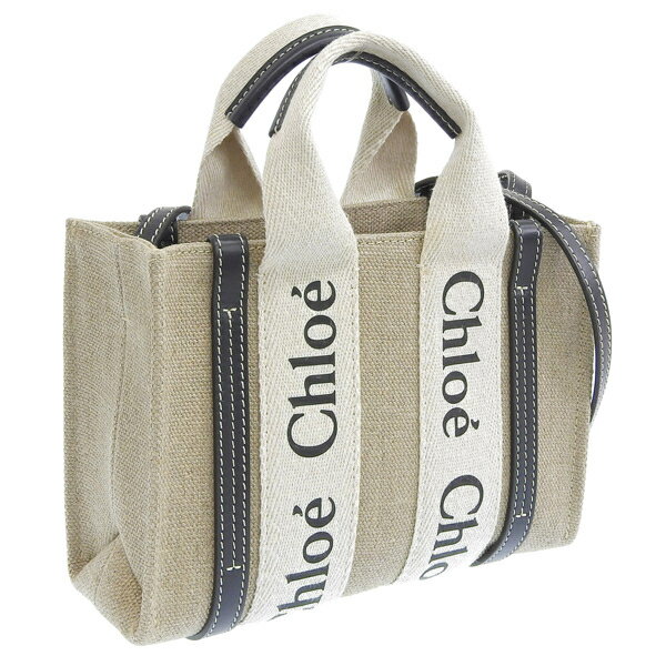 クロエ バッグ レディース ショルダーバッグ ホワイト×ブルー MINI TOTE CHC22AP237I2691J CHLOE 土日祝も毎日発送します