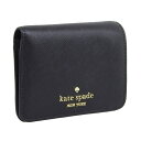 ケイトスペード 財布 レディース 二つ折り財布 アウトレット レザー ブラック small bifold wallet KC581-001 KATE SPADE