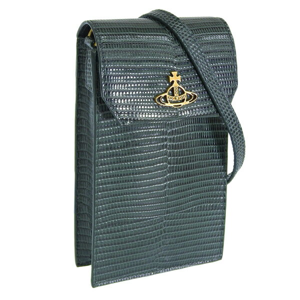 ヴィヴィアンウエストウッド バッグ レディース ショルダーバッグ グリーン LIZARD PHONE BAG 53030019UL004FM409 VIVIENNE WESTWOOD 土日祝も毎日発送します