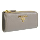 プラダ 小物 レディース キーケース アウトレット グレー 1PP026 SAFFIANO METAL ARGILLA PRADA