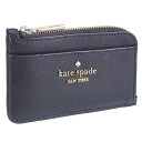 ケイトスペード 小物 レディース カードケース アウトレット レザー ブラック MADISON TP ZIP CRDHLDR KC583-001 KATE SPADE