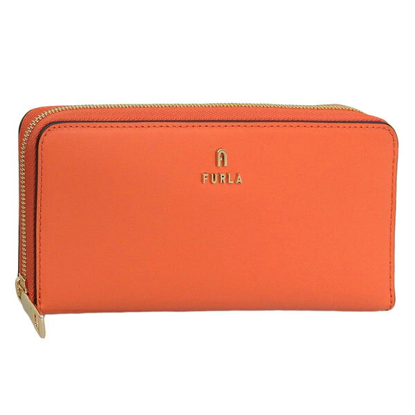 フルラ 革長財布 レディース フルラ 財布 レディース 長財布 アウトレット レザー オレンジ FURLA CAMELIA XL ZIP AROUND SLIM WP00313AX0733CLI00 FURLA 土日祝も毎日発送します