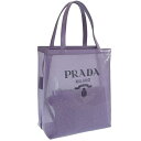 プラダ バッグ レディース トートバッグ アウトレット スパンコール パープル 1BG417 RETE PAILLETTES LILIUM PRADA 土日祝も毎日発送します