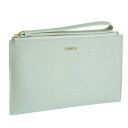 フルラ 小物 レディース ポーチ ミニクラッチ アウトレット レザー グリーン CLASSIC XL ENVELOPE WE00256BX0306FEL00 FURLA 土日祝も毎日発送します