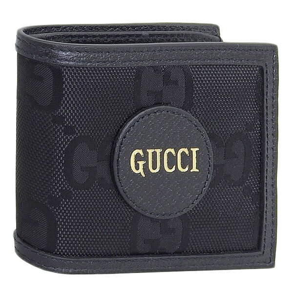 グッチ 財布 メンズ 二つ折り財布 アウトレット ナイロンキャンバス ブラック G OFF THE GRID 625573H9HAN1000 GUCCI 土日祝も毎日発送します