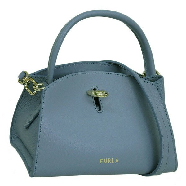 フルラ バッグ レディース 2WAY ショルダーバッグ ハンドバッグ レザー ブルー GENESI 