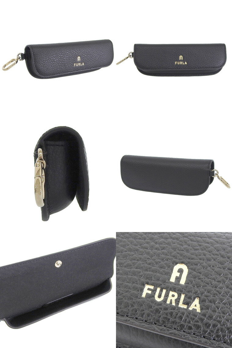 フルラ 小物 レディース ペンケース アウトレット レザー ブラック CAMELIA PEN CASE S WE00508HSF000O6000 FURLA