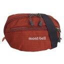 モンベル バッグ メンズ レディース ボディバッグ Sサイズ 0.8リットル オレンジ Delta Gusset Pouch S DGP-RSTERA mont...