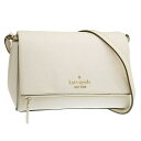 ケイトスペード バッグ レディース ショルダーバッグ アウトレット レザー ホワイト LEILA FLAP ZIP CB KE487-100 KATE SPADE