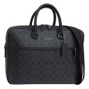 コーチ バッグ メンズ ビジネスバッグ アウトレット ブラック×ブラック ETHAN SLIM BRIEF SIG CR270QBLWO COACH A4対応