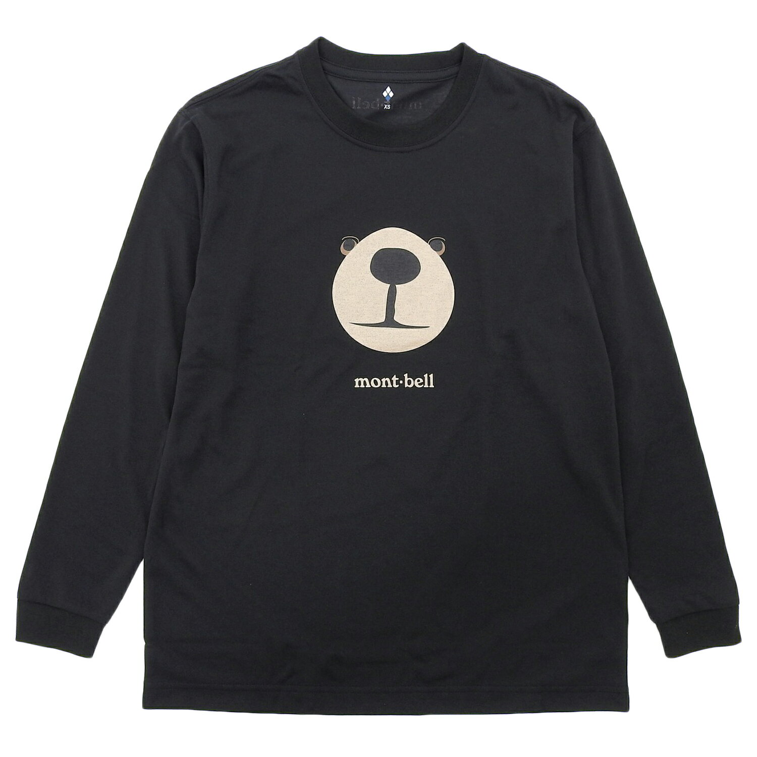 乐天商城 - モンベル 衣類 メンズ レディース ロンt M ブラック WIC.ロングスリーブT モンタベア フェイス RM1114773BK mont-bell