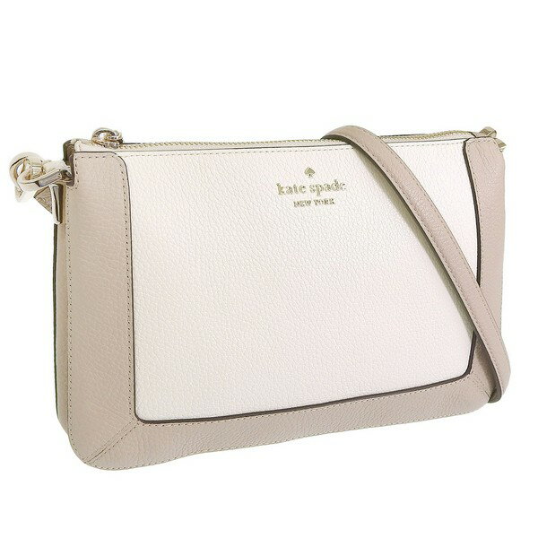 乐天商城 - ケイトスペード バッグ レディース ショルダーバッグ アウトレット品 レザー ベージュマルチ lena colorblock pebb dbl comp cb KH444-250 KATE SPADE