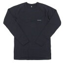 モンベル 衣類 メンズ アンダーウエア M ポリエステル ブラック ZEO-LINE Middle Weght Round Neck RM1107704BK mont-bell(4)