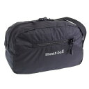 モンベル バッグ メンズ レディース ボディバッグ ナイロン ブラック Pocketable Light Pouch M 1123986BK(4)
