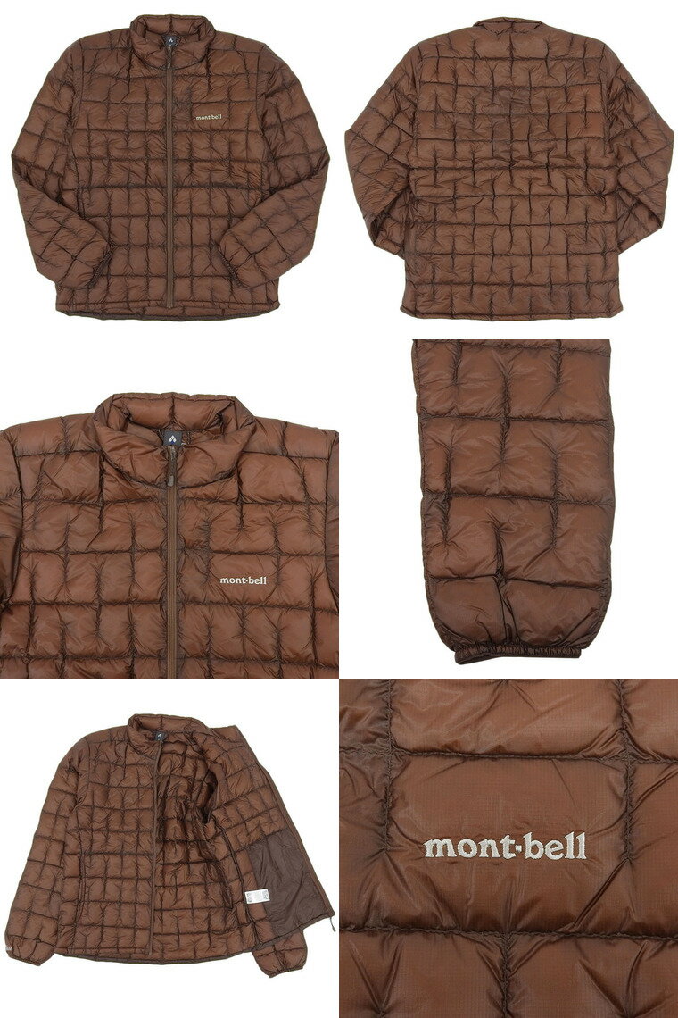 モンベル 衣類 メンズ ダウンジャケット Mサイズ ブラウン プラズマ1000 ダウンジャケット RM1101493BN MONTBELL