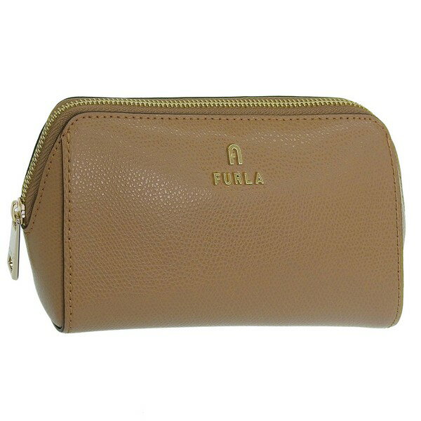乐天商城 - フルラ 小物 レディース ポーチ レザー ブラウン FURLA CAMELIA M COSMETIC CASE WE00449ARE000YU500 FURLA