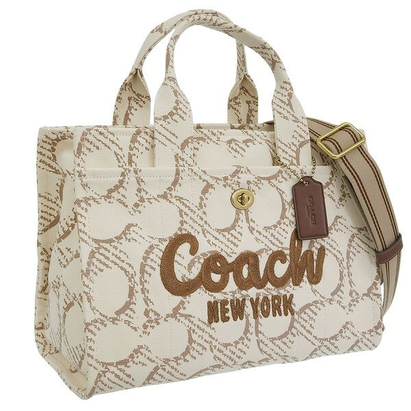 コーチ バッグ レディース 2WAY トートバッグ アウトレット ベージュマルチ SIG C CANVAS CARGO T CAM70B4NP COACH