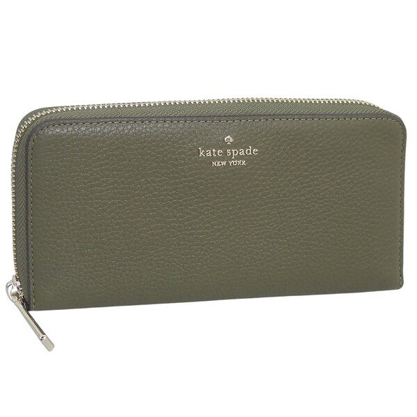 ケイトスペード 財布 レディース 長財布 アウトレット レザー オリーブグリーン LENA LG CONT WALLET KH786-302 KATE SPADE