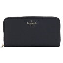 ケイトスペード 財布 KATE SPADE ラウンドファスナー長財布 アウトレット wlr00392-001 ブラック レザー 金具ゴールド 送料無料 30日間返品保証 代引手数料無料 母の日ギフト