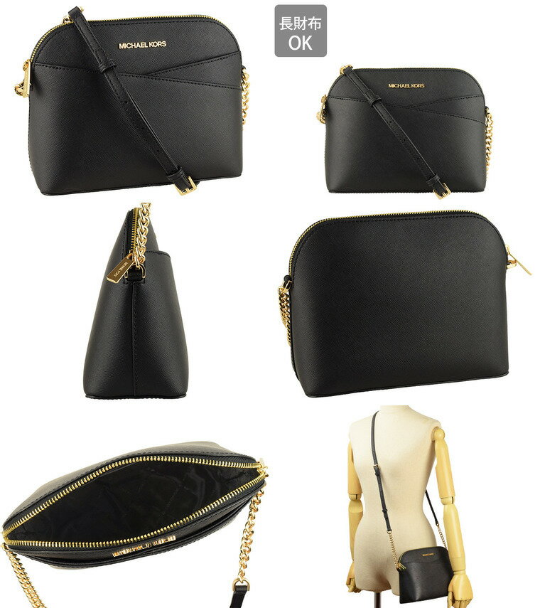 マイケルコース バッグ M. MICHAEL KORS 斜めがけショルダーバッグ チェーン アウトレット 35f1gtvc6t-black 30日間返品保証 代引手数料無料 福袋 土日祝も毎日発送します