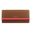 ポールスミス PAUL SMITH 二つ折り長財布 アウトレット psmlw0119 | 小銭入れ 札入れ レディース メンズ ユニセックス ブランド レザー 革 ストライプ 送料無料 かっこいい