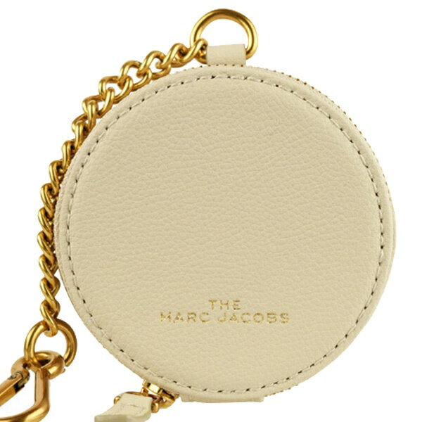 マークジェイコブス MARC JACOBS バッグチャーム 小物入れ チェーン アウトレット m0016530-276-zz オーツミルク レザー 金具ゴールド ハロウィン特別クーポン配布中 土日祝も毎日発送します