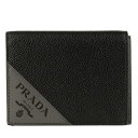 プラダ 定期入れ（メンズ） プラダ PRADA カードケース パスケース メンズ バイカラー アウトレット 2mo006vigc-neme-zz ファッション かっこいい オシャレ おしゃれ 父の日 プレゼント